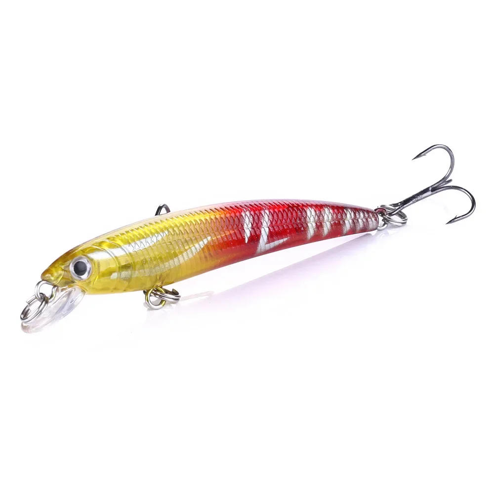 1pc 75mm 5.6g Minnow Fishing Lure Isca Artificial Hard Bait Trolling Wobblers on Pike Crankbait Pesca Carp Peche Tackle