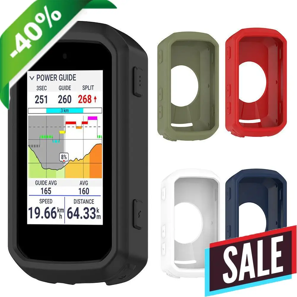

Силиконовый чехол для Garmin Edge 850/550, мягкий защитный чехол Garmin Edge 850 и Edge 550, амортизирующий полное покрытие