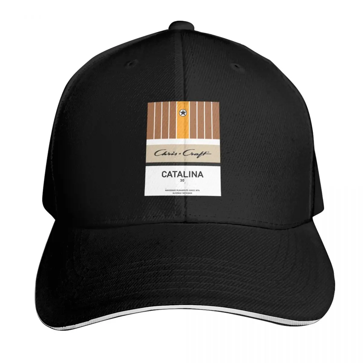 Chris Craft Catalina Lake Michigan Motorboat USA Runabout Baseball Cap Men Women Casual Summer Sport Sun Cap