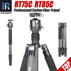 Carbon Fiber RT75C/85C Tripod Monopod Super Professional Heavy Duty Stand Support 360°Panoramic Ballhead for Digital DSLR Damera