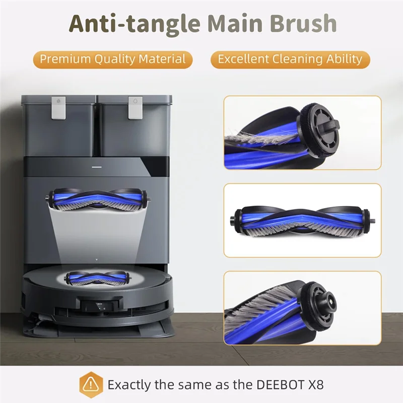 【Berserk】Acessórios para Ecovacs Deebot X8 Pro Omni Para Ecovacs Deebot X8 Pro Omni Acessórios para aspirador de pó