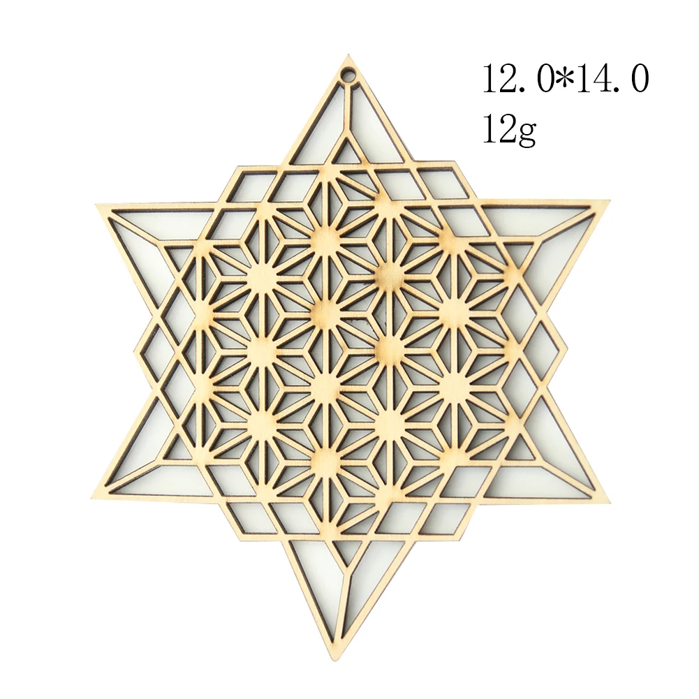 15 سنتيمتر شجرة زهرة الحياة حجر الخشب مجلس ديفيد ستار سري يانترا شفاء معلقة الكوارتز حامل جدار ديكور العين حورس مهرجان ديكور