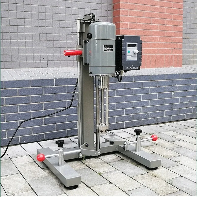 Factory Direct 2026 Small laboratory emulsifier, manual electric lift thick homogeneous dispersion mixing