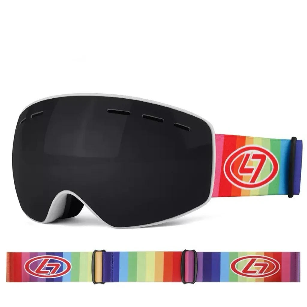 Children's Ski Glasses, Double-Sided, Anti-Fog, HD Lenses, Kids Goggles, Winter Sports Accessories