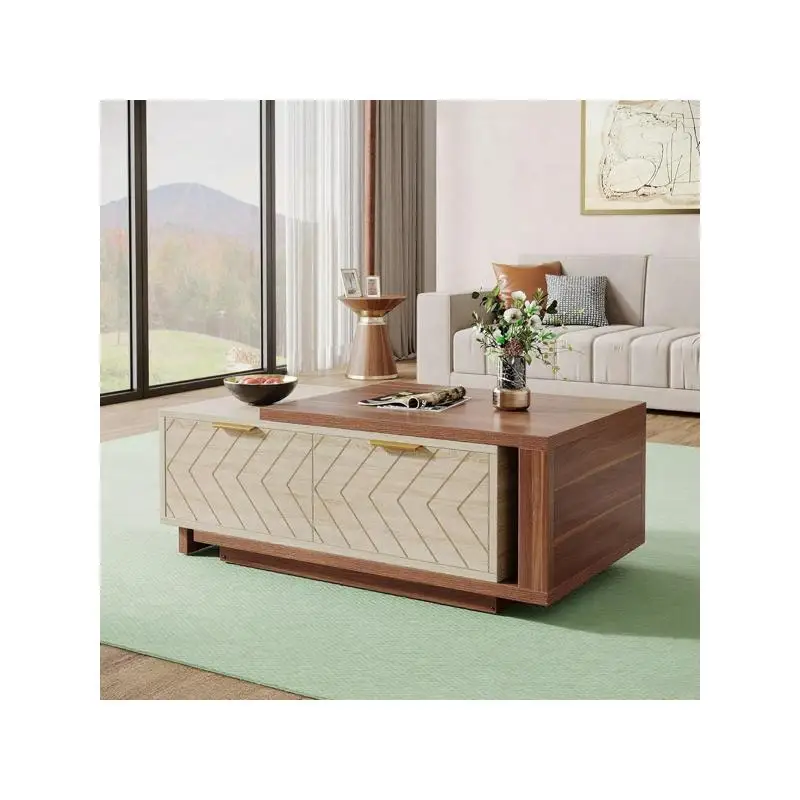 Rattan Coffee Table… - image