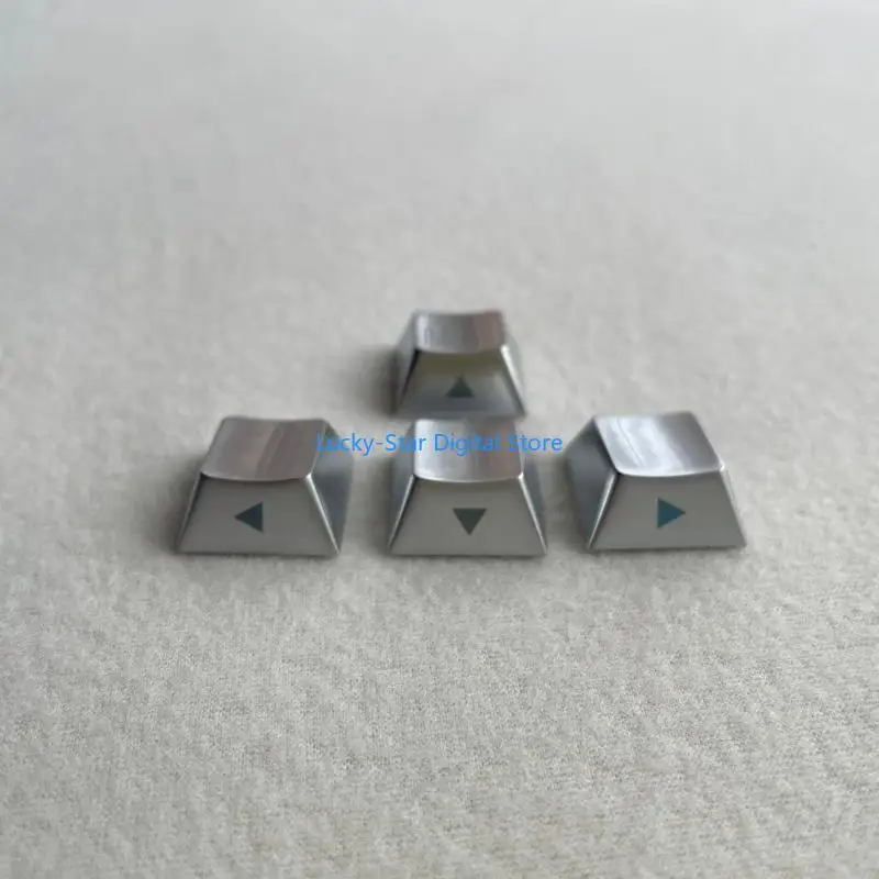 N7MC Zinc Alloy Keys Directional Keycaps 4pcs Metal Keycap Side Imprimer pour mécanique
