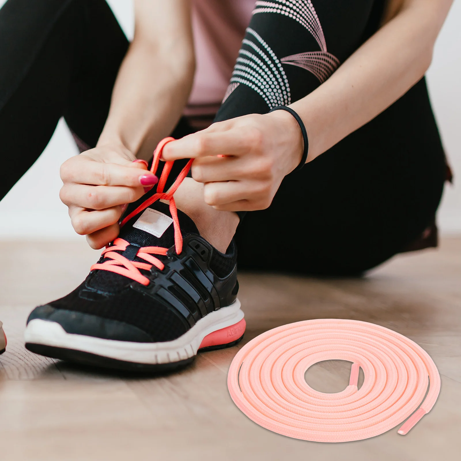 12 قطعة أربطة الحذاء المستديرة السميكة الثقيلة المشي لمسافات طويلة التمهيد الأربطة في الهواء الطلق المشي تسلق البوليستر حبل سلاسل الأحذية أربطة أحذية سميكة