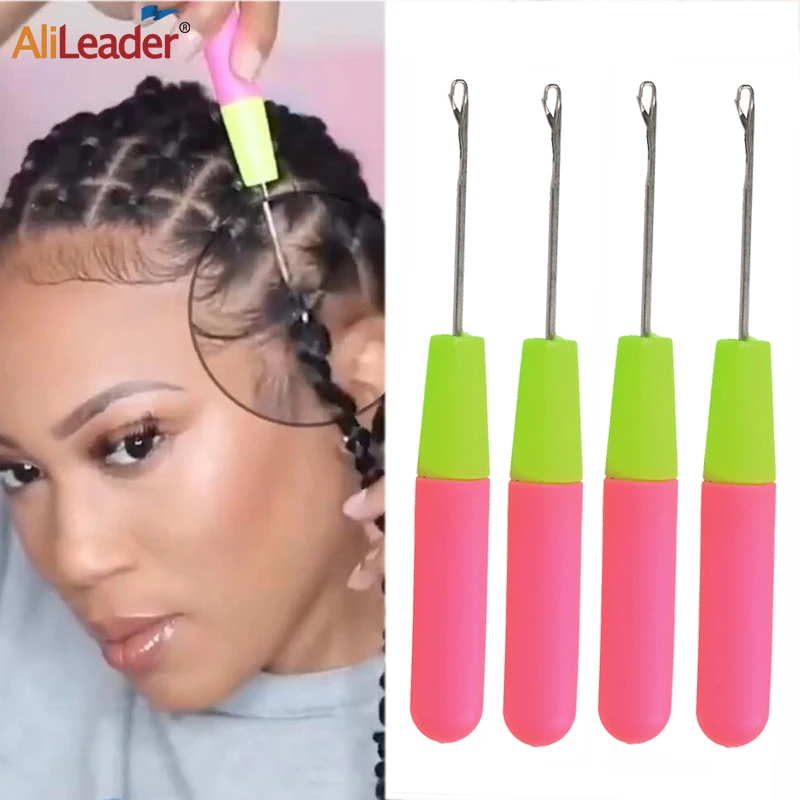 Crochet en Plastique pour Tissage de Cheveux, Dreadlock, 1/3/5 Pièces