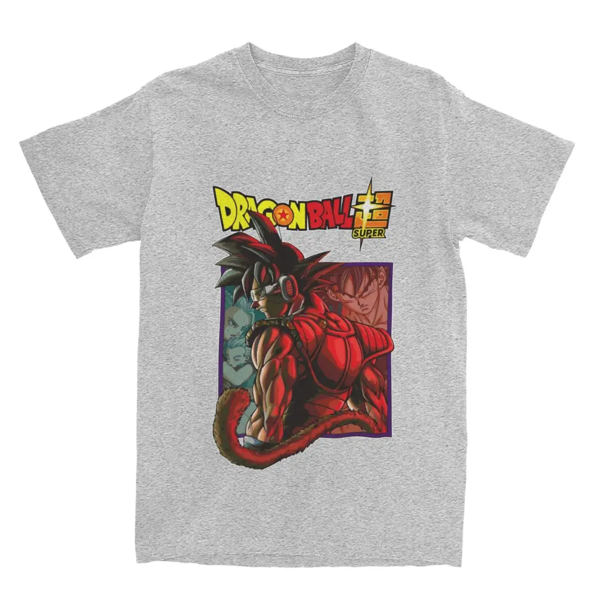 

Saiyan Son Goku Dragon Ball Summer T-shirt Harajuku Men's Cotton Fitness Vintage Street Oversized Women Casual Short-sleeved Top