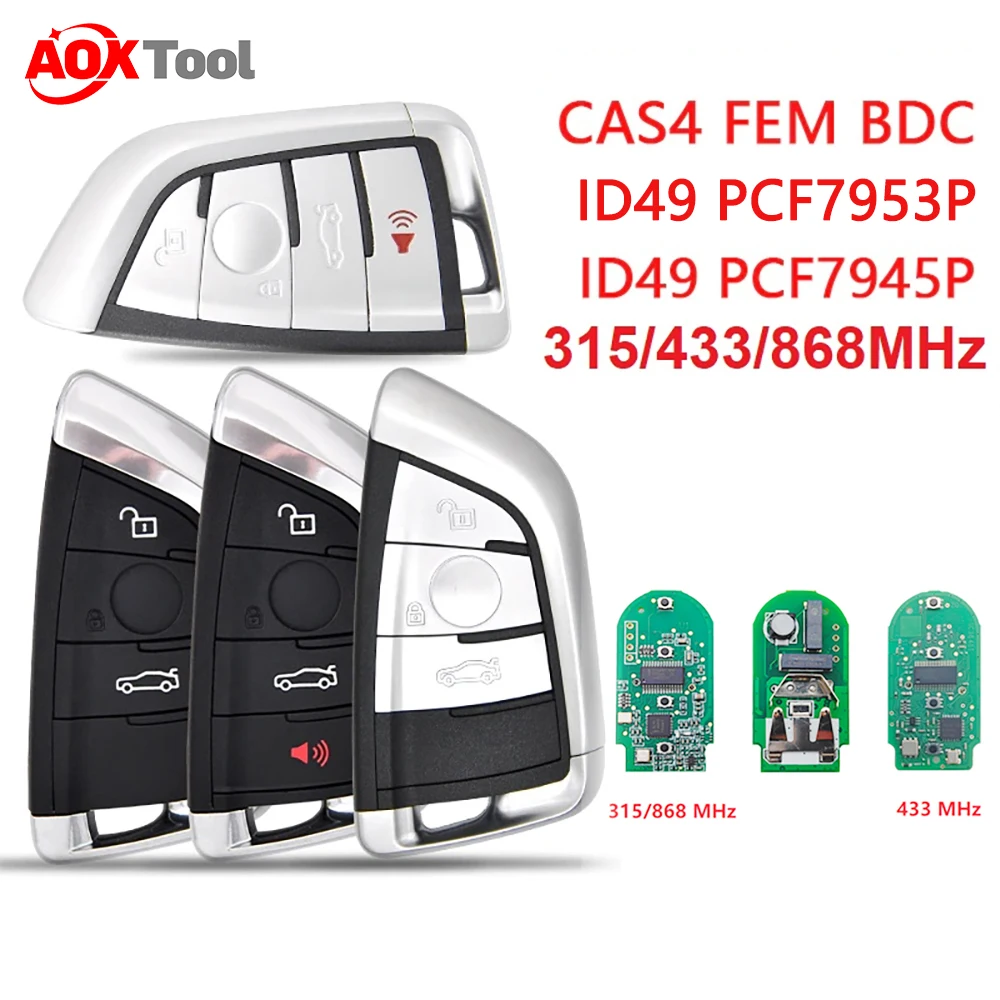 

Удаленный ключ CAS4 FEM-ключ CAS4 FEM-пульт дистанционного управления для BMW 1 3 5 7 серии X1 X3 X5 X6 X7 F для BMW Пульт дистанционного управления для BMW Key