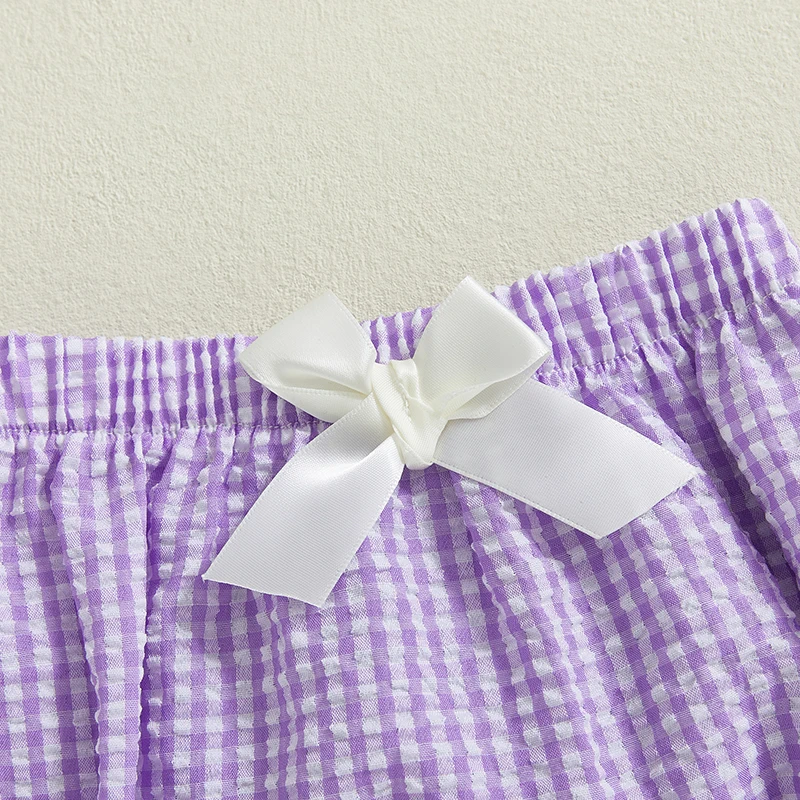

Toddler Girl Floral Print Skirt Elastic Waist Ruffle Detail Bow Tie Tiered Short Skirt for Spring and Summer