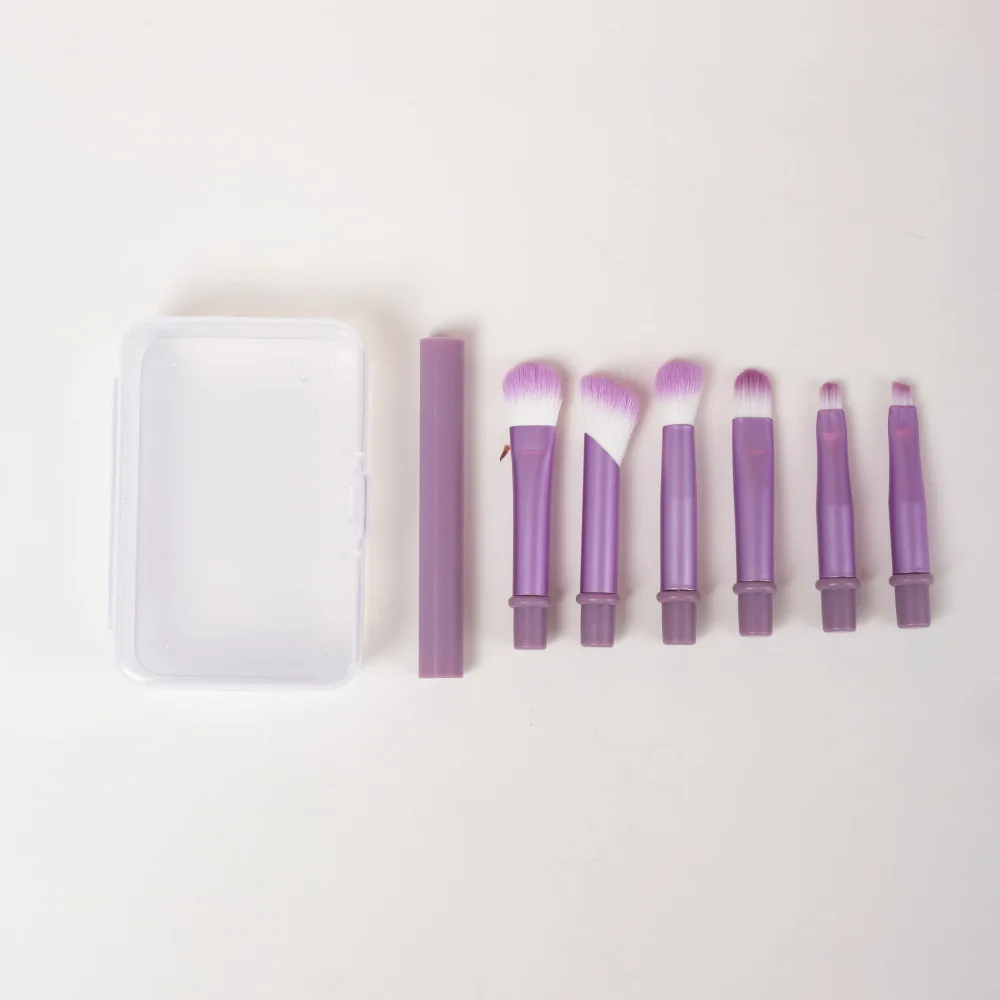 Beauty Works Makeup - Ensemble de pinceaux de maquillage compacts,
