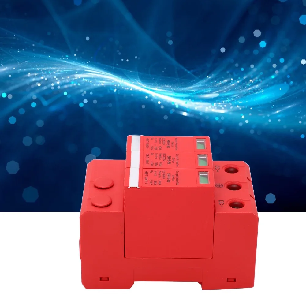 

Устройство защиты от перенапряжения 3P 60кА 1000В, фотоэлектрический выключатель Orangered, защитное устройство для электрических распределительных сетей