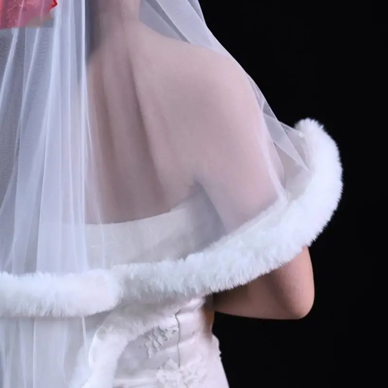 

39BD Свадебный головной убор на кончиках пальцев, фата, соборная свадебная фата, минималистская женская фата для свадебных