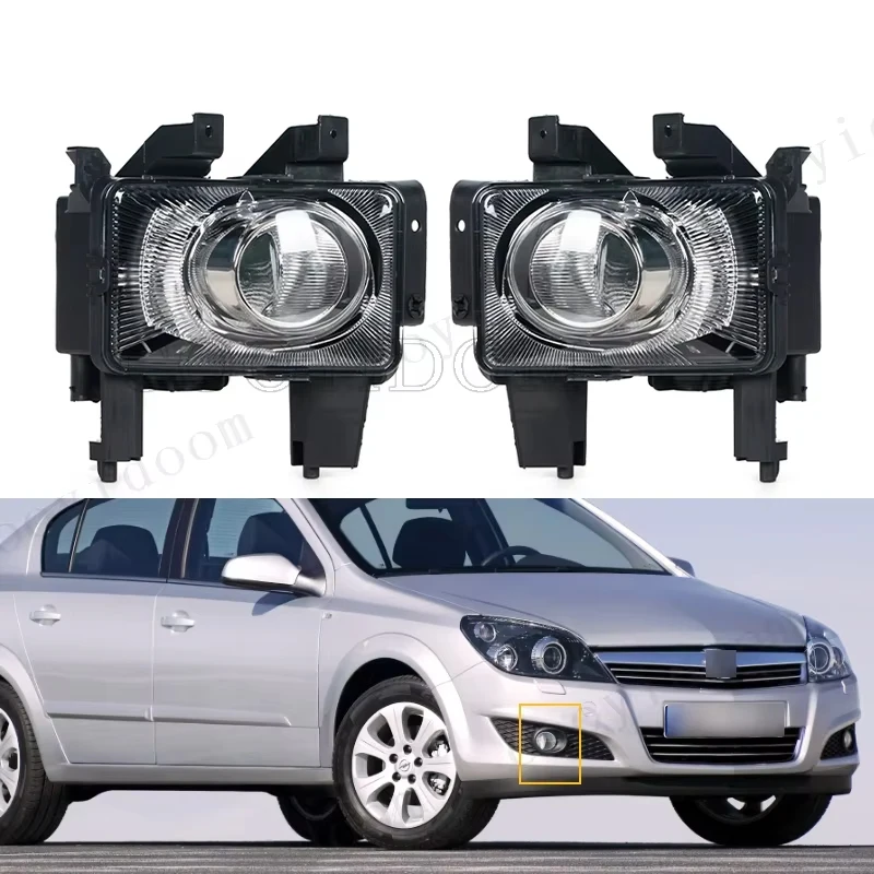 

Front Bumper Fog Lights For Opel Astra H 2007 2008 2009 2010 2011 2012 Fog Lamp Headlight Driving Lamp 13243424 13243425