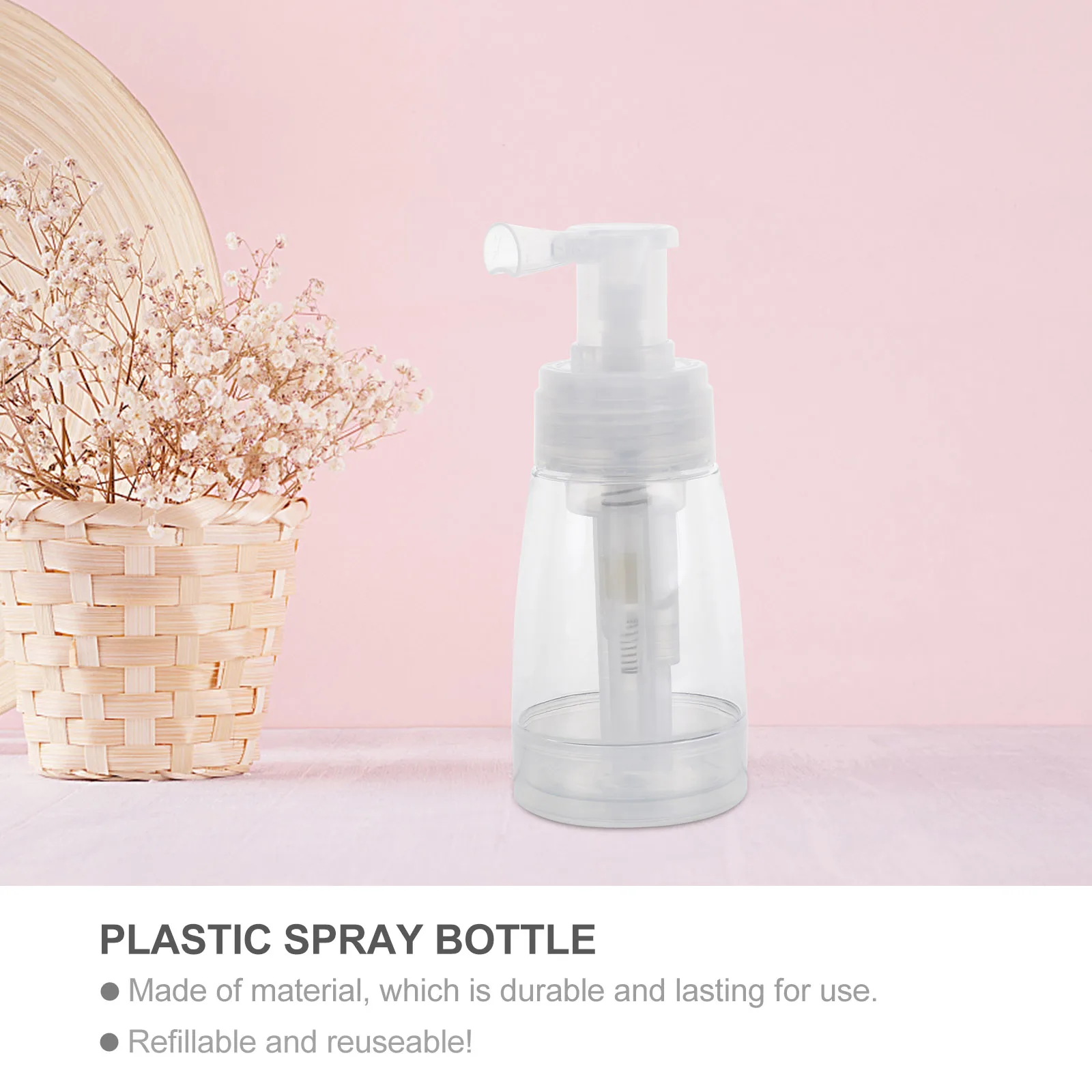 

Portable Refillable Reusable Leakproof Dispenser For Dry Shampoo Talcum Glitter Touch Up Powder Plastic Spray Talcum Powder