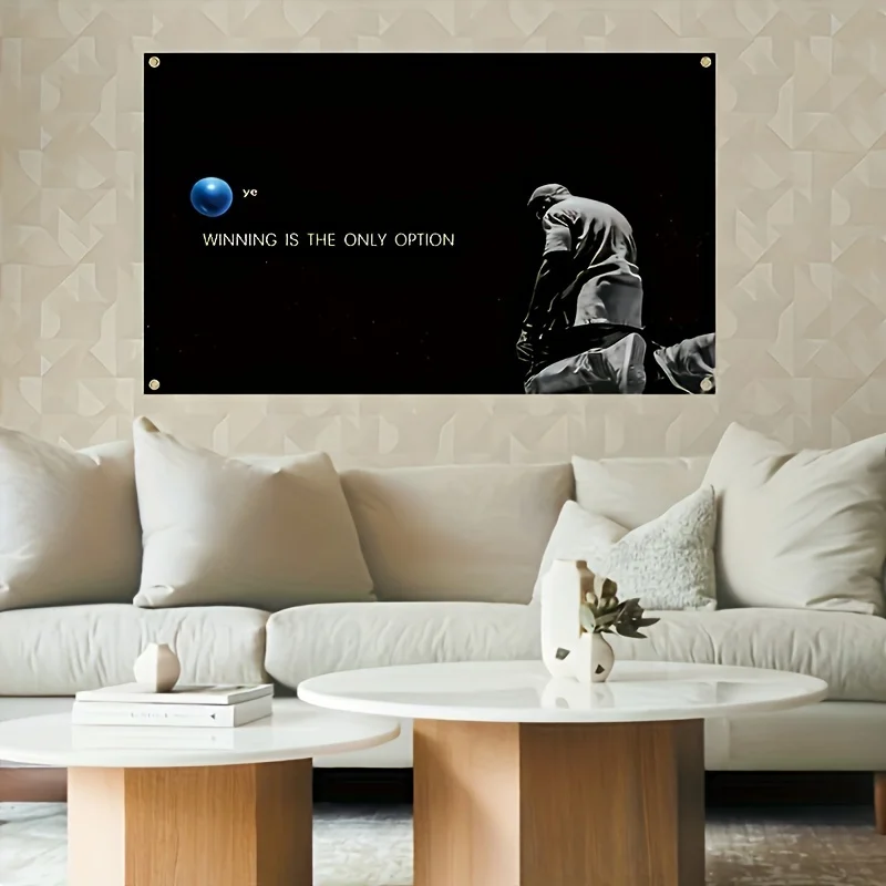Kanye Rapper Tweet Flags Winning Is The Only Option flag 3x5fts 2x3fts Living room home decoration.