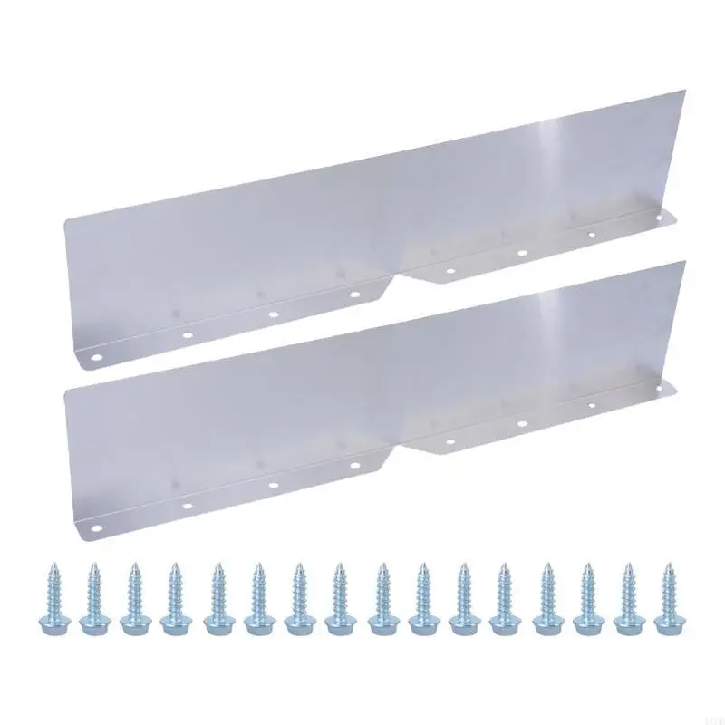 

4xfd 2pcs крыши водосточные водосточные желоба долины. Запасные охранники замена дождя долины долины кровельные желоба