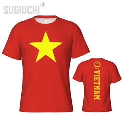 Tight Sports T-shirt Vietnam Flag Vietnamese 3D For Men Women Tees jersey Clothes Soccer Football Fans Gift Patriotic T shirt