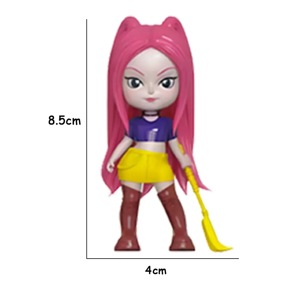 24 piezas caja ciega Anime Kpop Demon Hunters figura juguete modelo coleccionable para Fans decoración de escritorio dibujos animados juegos