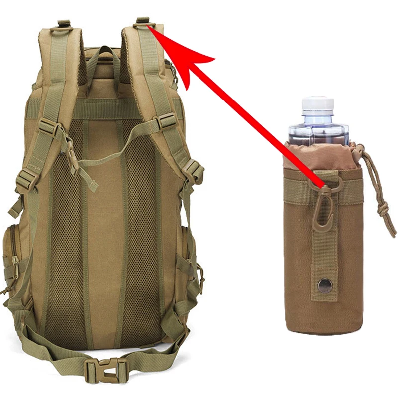 Tactical Backpack Survival Bag Hunting MOLLE Backpack GYM For Men EDC Outdoor Travel Hiking Rucksack Camping Trekking Backpack - view 4