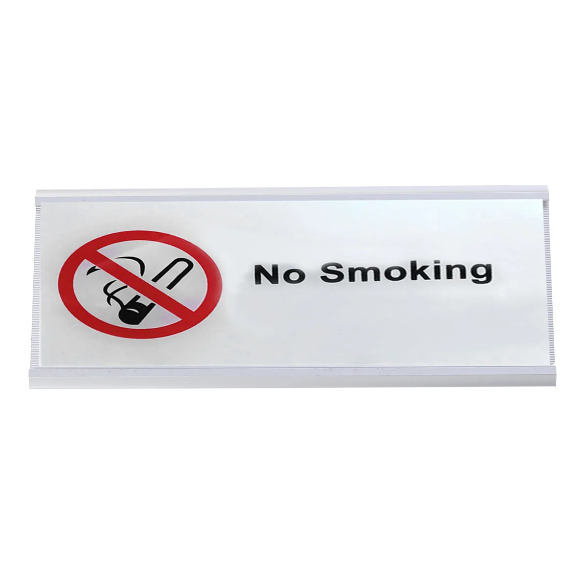 

L-shaped Aluminum Table Name Plate Business Card Holder Ideal for Cards ID Credit Sturdy Material Desk Accessories