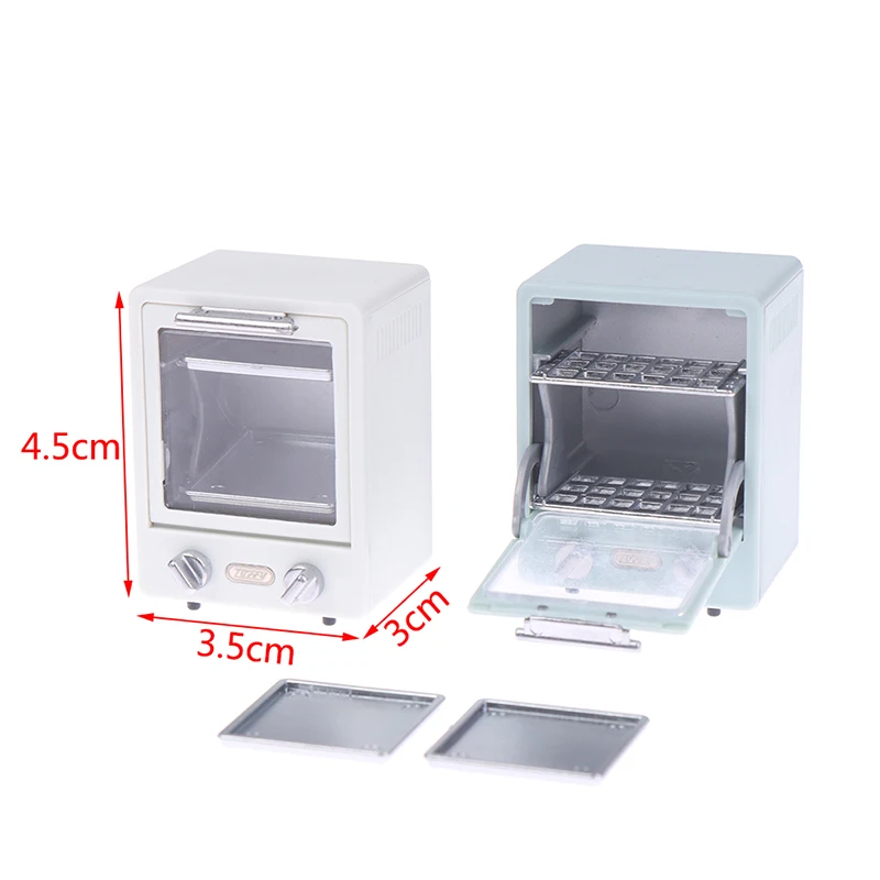 1:12 Dollhouse Mini Verticale Oven Magnetron Keuken Ovenschaal Model Pop Decor