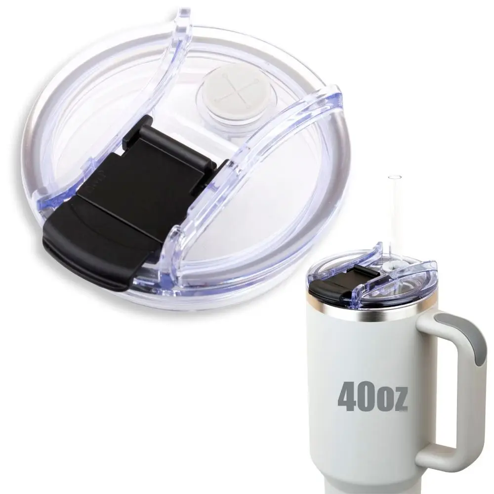 1Pcs 20/30/40oz Sealing Bottle Cover Splash Spill Proof Plain Plastic Replacement Lids for  Tumbler Cup Handle Cup Lid
