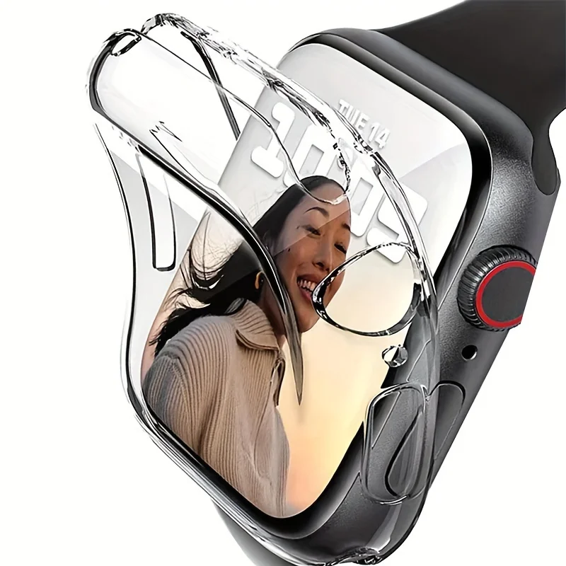 Weicher TPU-Displayschutz für Apple Watch 10 9 8 45mm 41mm 44mm 42mm 46mm 49mm Vollständige Schutzhülle für IWatch Ultra 7 SE 6 5 4 3 2