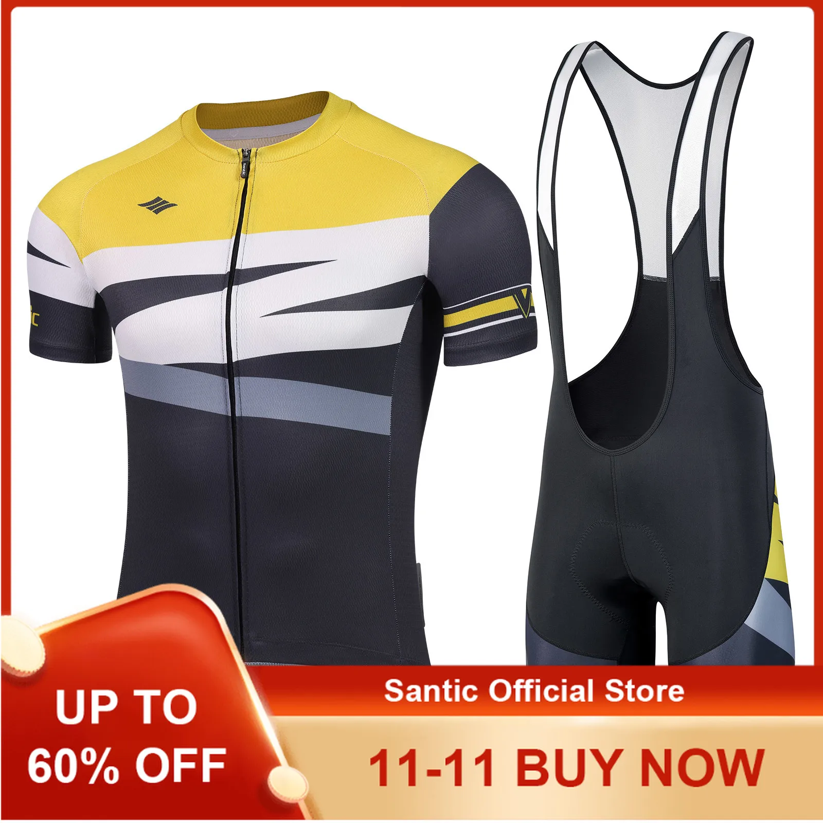 

Santic мужские летние велосипедные комплекты 4D набивка велосипедный трикотаж с короткими рукавами велосипедные шорты MTB велосипедные комплекты мужские K20MT146