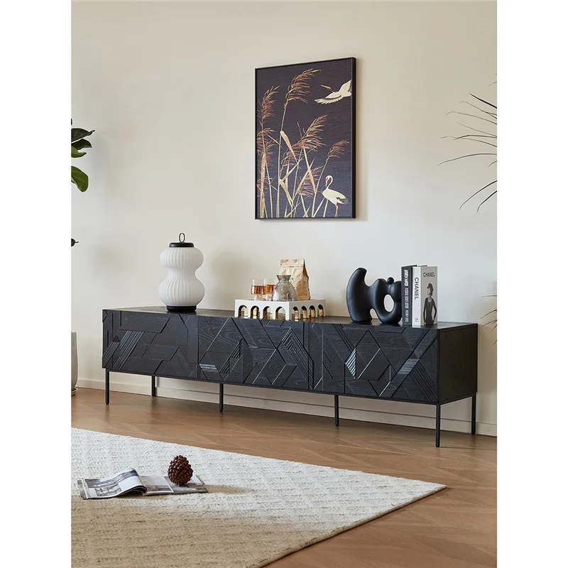 

Medieval Living Room Solid Wood Designer Art Storage