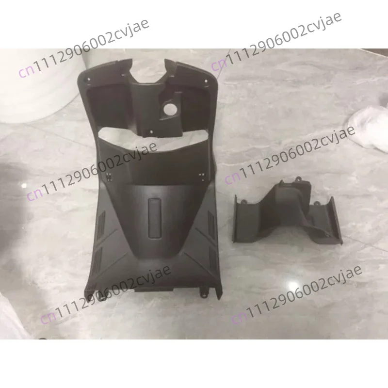 Suitable for Yamaha JOG50C 2 generation printing sand foot stepping shell black PP parts inner bone plate toolbox