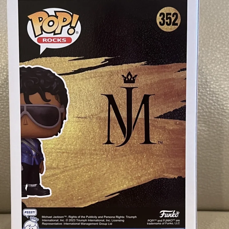 Producto Oficial y Genuino de Michael Jackson # Figura Coleccionable Funko Pop de Edición Limitada, Modelo 352 Diamond, Muñeco de Juguete, Regalos para Fans