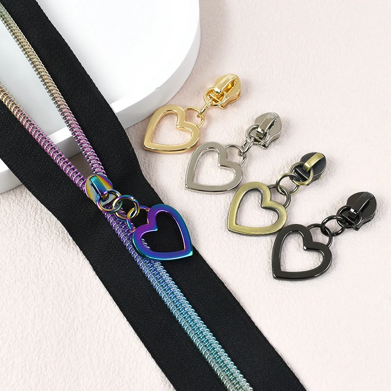 

5/10/20Pcs 5# Nylon Zipper Sliders for Bags Shoes Zippers Replace Zips Puller Clothes Zip Repair Kit Garment Sewing Accessories