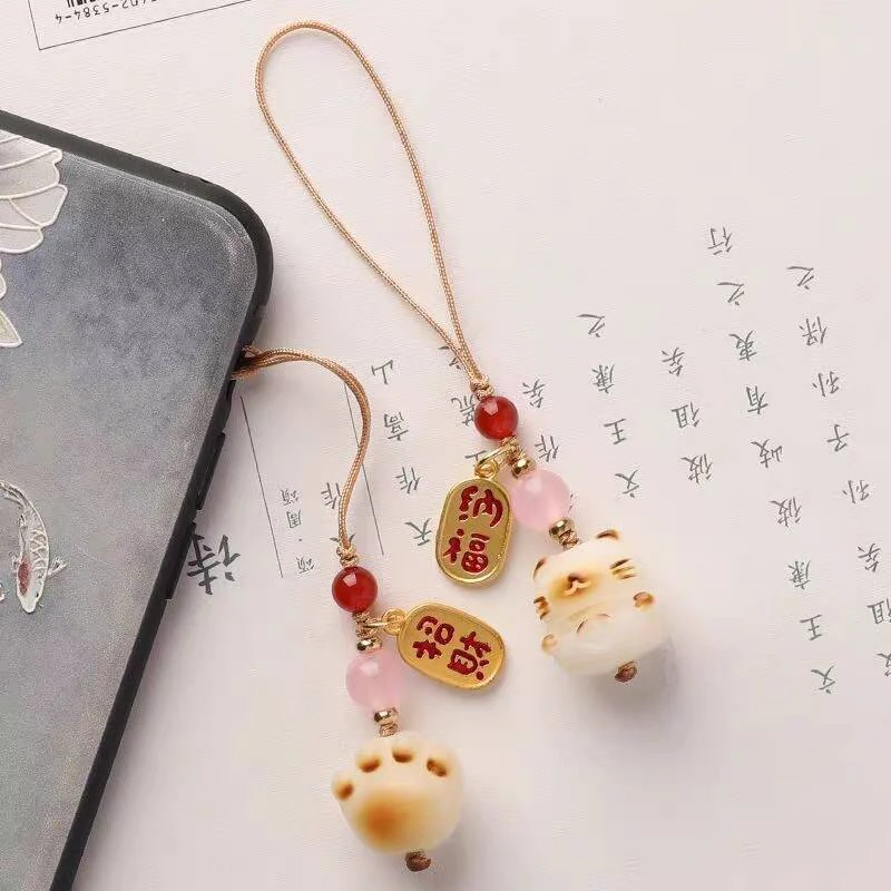 Cat Claw Phone Strap Phone Charm Bag ciondolo cordino per telefono Anti-Lost Phone Decor portachiavi