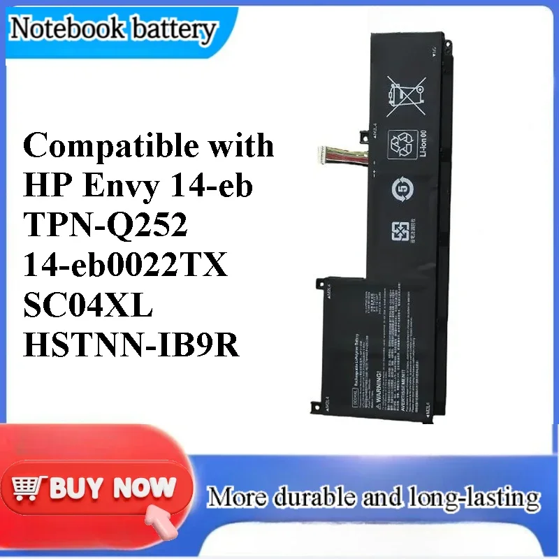 [NEW] for HP Envy 14-eb TPN-Q252 14-eb0022TX SC04XL HSTNN-IB9R Laptop Battery