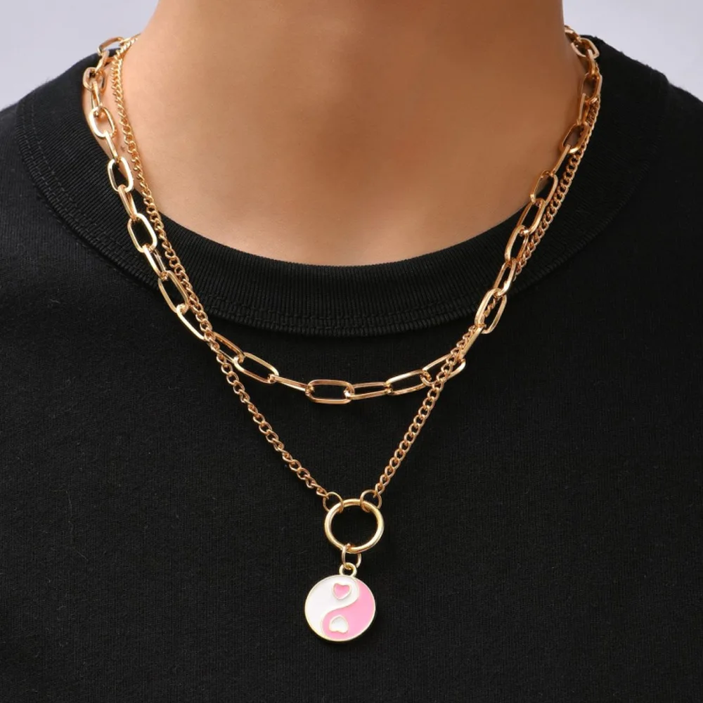 Cadena de cuentas de perlas de imitación en capas para mujer, collar con colgante de estrella de mar/Concha, joyería de cuello para mujer, accesorios de moda