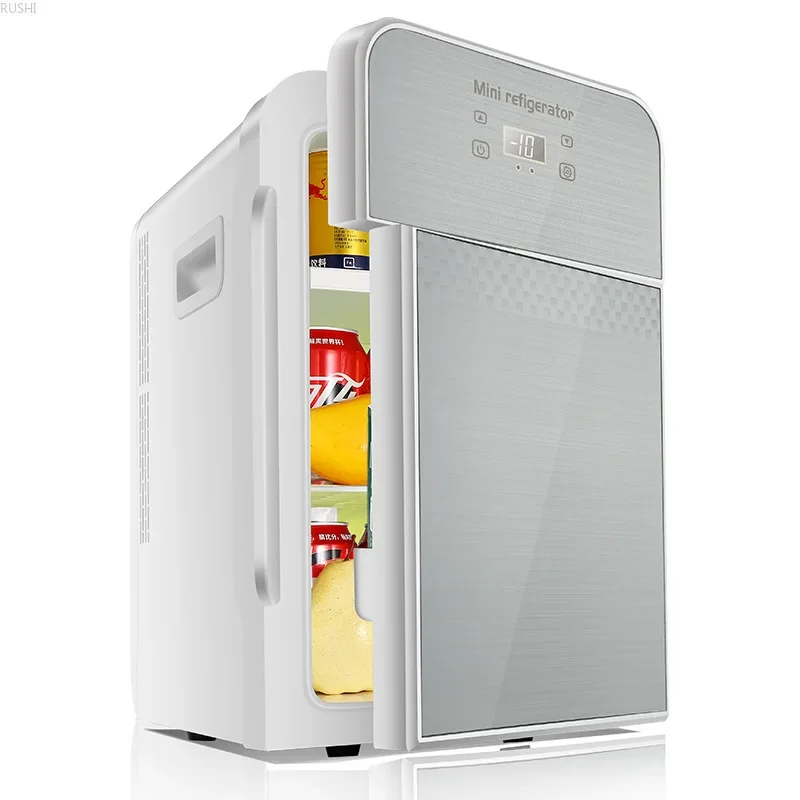 22L รถตู้เย็นตู้เย็นรถบ้านแบบ Dual สดและเครื่องทำความเย็นตู้เย็นมินิตู้เย็นแบบพกพาตู้เย็น