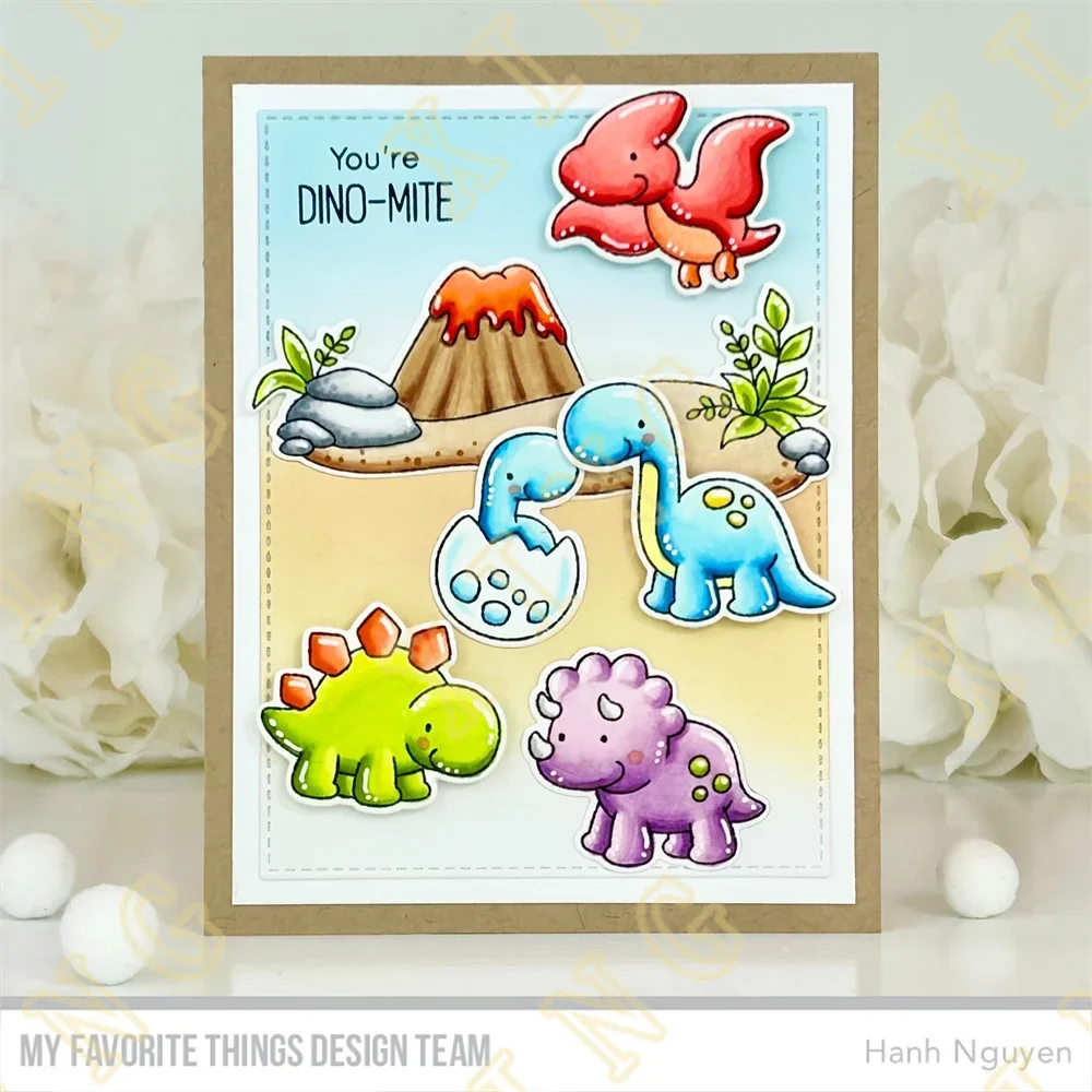 New Adorable Otters Fierce Friends Clear Stamps and Metal Cutting Dies Sets for DIY Craft Making Greeting Card Scrapbooking