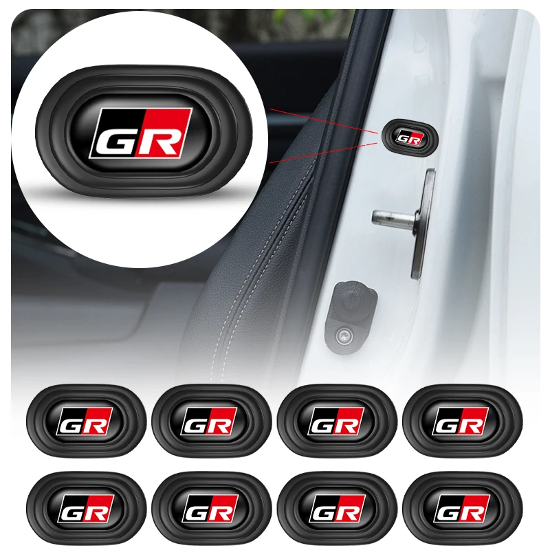 Car Door Shock Absorber Pad Anti-collision Shock Absorbing Gasket For T-oyota Gazoo Racing Aygo Corolla GT86 Yaris Prius RAV CHR