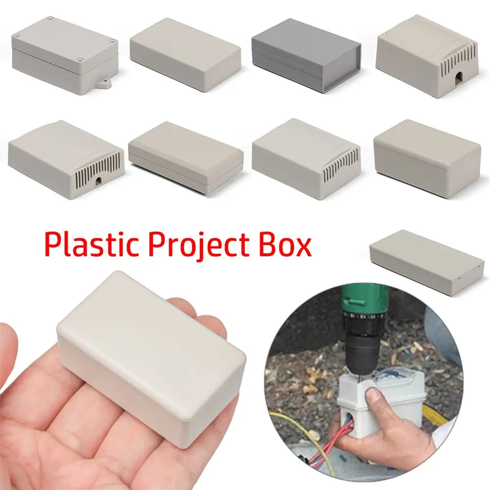 High Quality ABS Plastic DIY Instrument Case Waterproof Cover Project Enclosure Boxes Electronic Project Box
