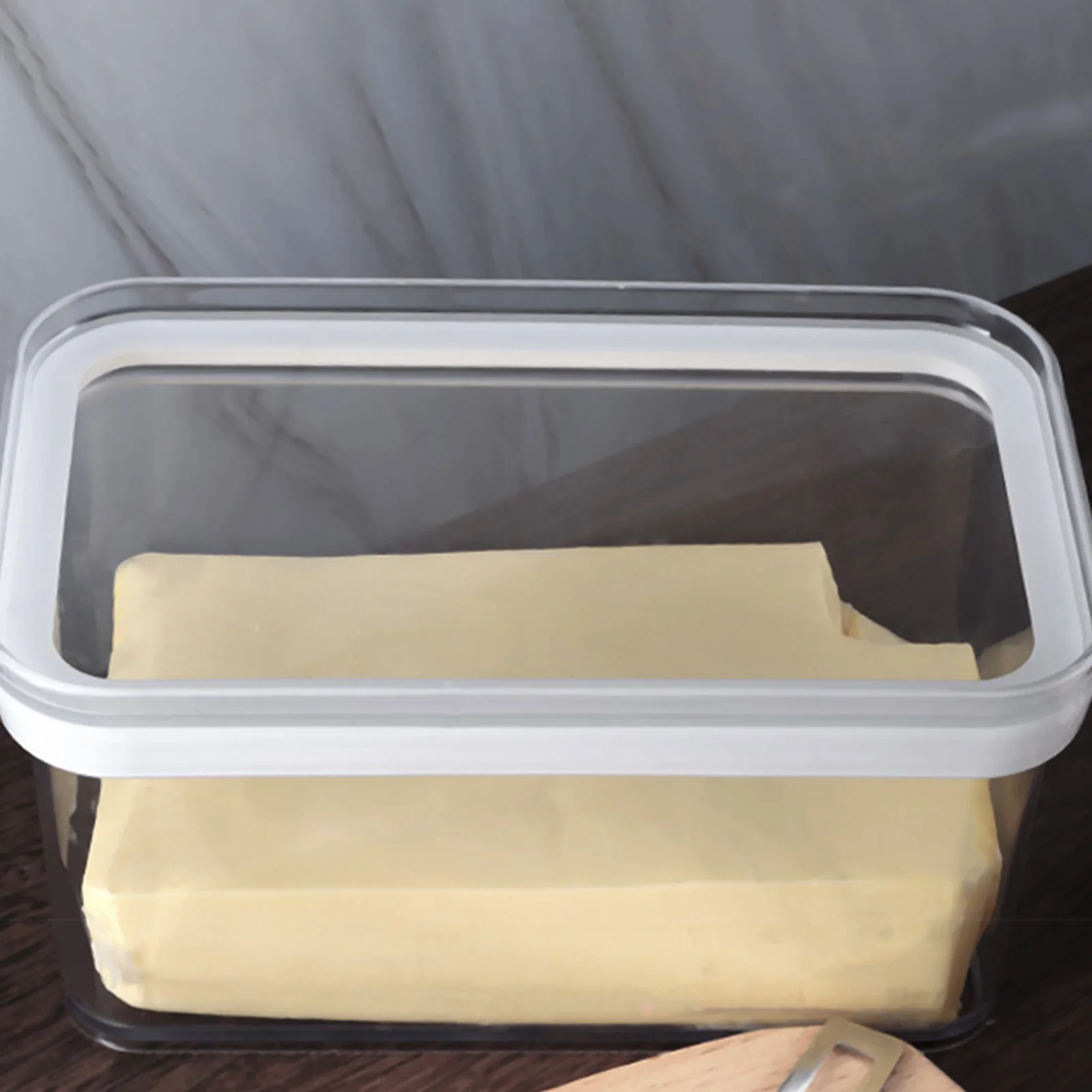 

Sealing Box Tool Set Clear Butter Dish Plate Stainless Steel Slicer Keeper