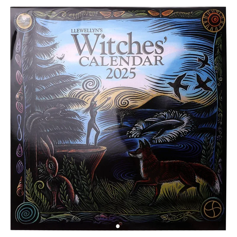 Witches Calendar Articles Decor Home 2025 Calenda 2025 Witches' Calenda Durables