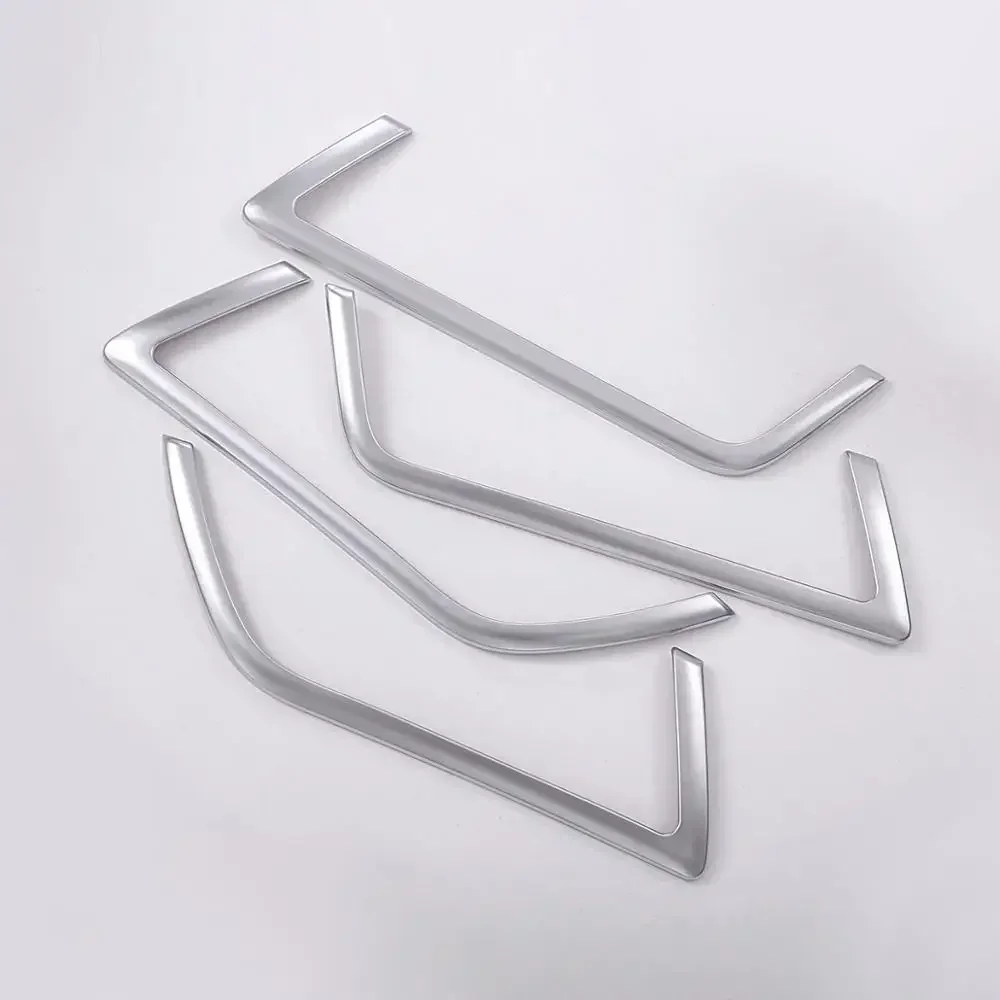 For Land Rover Discovery 5 2017-2020 L462 LR5 Car-styling ABS Matte Chrome Interior Door Decoration Strips Accessories 4pcs/set