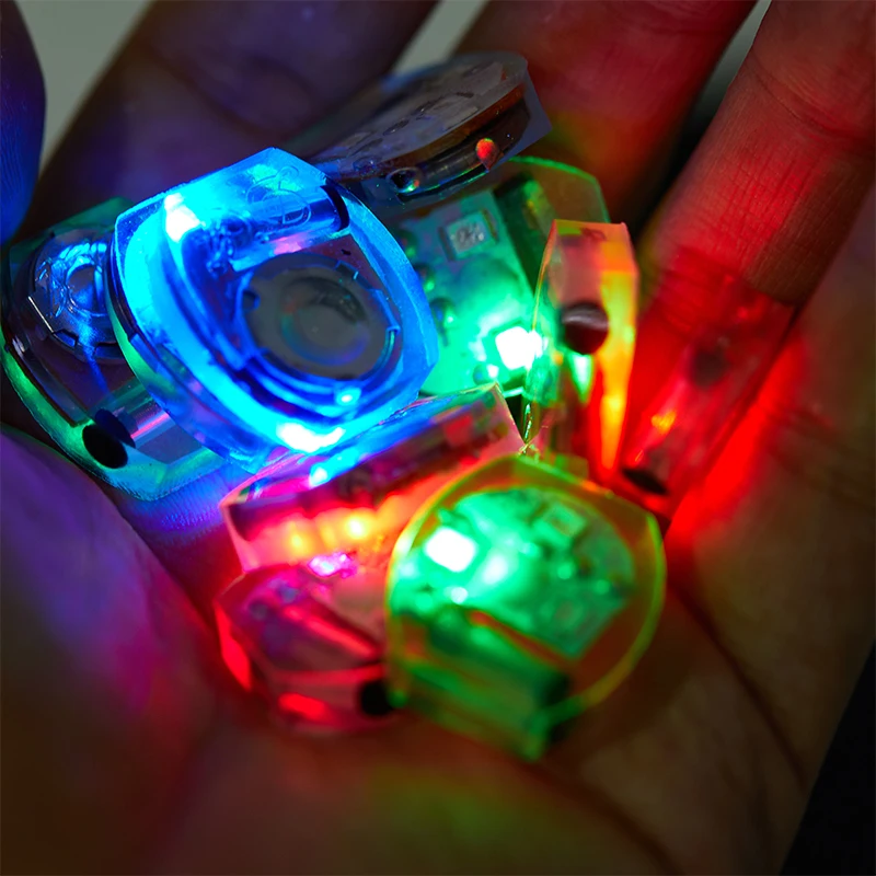 10 Stück Schuh Licht Bewegung Elektronik Lampe Zubehör vibrierende Licht Loch Schuhe Lampe Teile – Detail 7