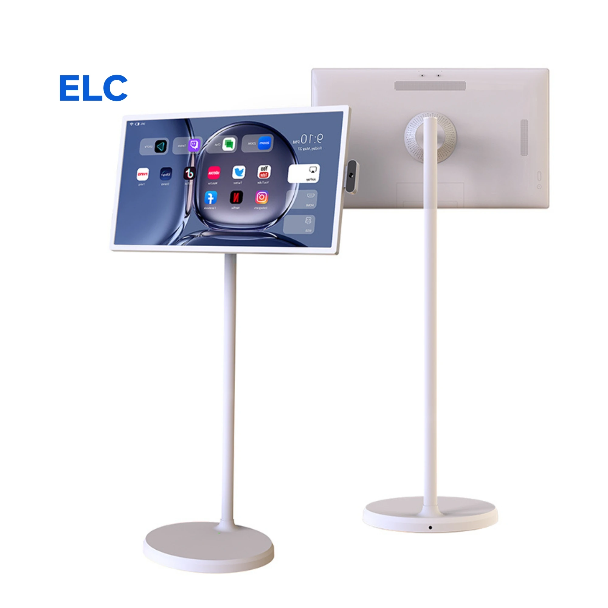 

Portable Touch Screen Tv 32 Inch LCD Touch Screen Incell Panel Rotating Smart TV Vertical Display Tv With Stand
