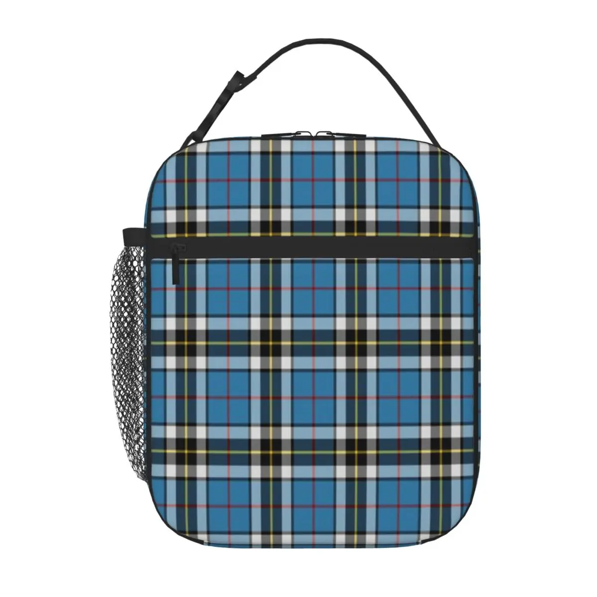 Hot Sale Thompson Blue Dress Tartan Clan Thomson Cute Tartan Travel Style Thermal Tote Errand Run Foldable Lunch Bag