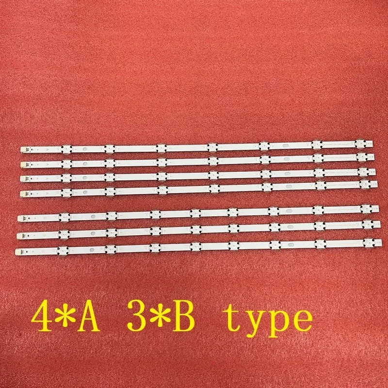 

Kit LED Backlight strip(7) for 17DLB55NER1-A B JVC LT-55C870 55HFL2879T/12 LUX0155005 Toshiba 55V6763DA 55VL5A63DB 55U6863DB