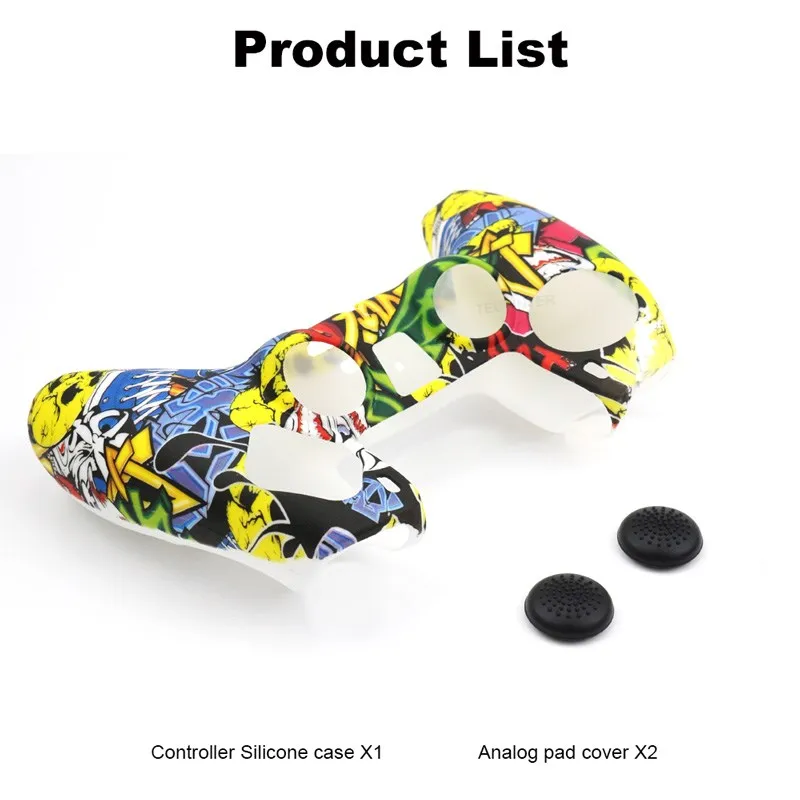 Защитный силиконовый чехол для Playstation 5, аксессуары для контроллера PS5, резиновые аксессуары для PS5, тонкие Джойстики, колпачки для захвата большими пальцами