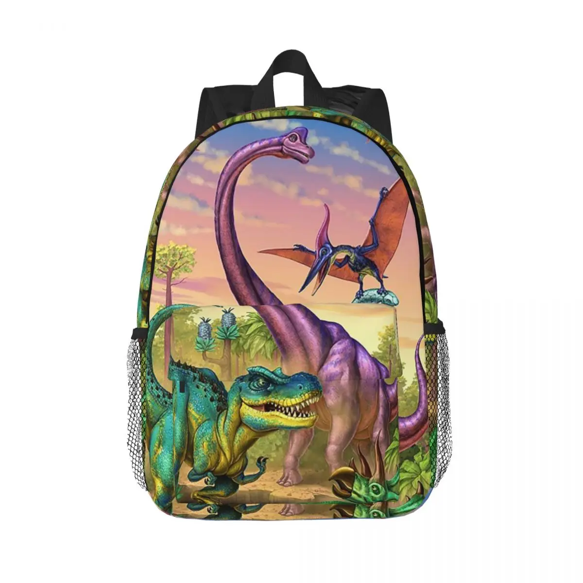 

Popular Herbivorous Dinosaur Backpack Hot Sale Daypack Large Capacity Boys Girls BookBag Shoulder Bags for Men Women School Bag